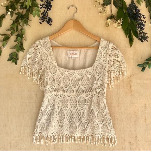 RARE Stone Cold Fox Lapis Blouse - Picture 1 of 7